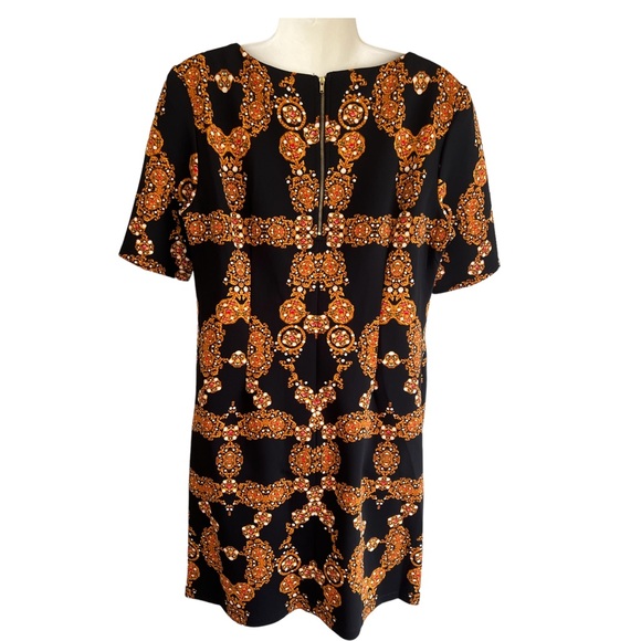 New Jewel print dress back zip size 12 - Picture 5 of 13